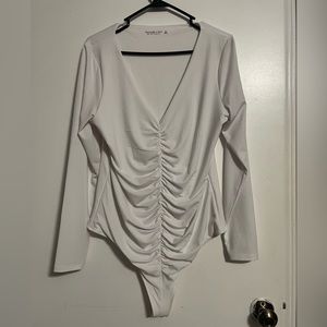 White Soft Collection A&F bodysuit
